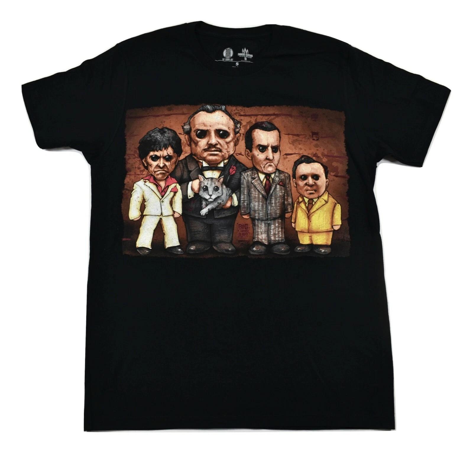Get Down Art Mens Movie Mobster LineUp Godfathers Shirt New S-2XL S