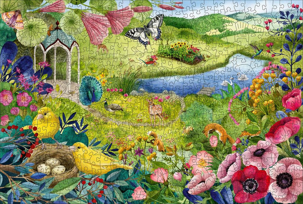 Dřevěné puzzle Ravensburger Wild Garden 500 Puzzle Jigsaw 17513 0 (Dřevěné Puzzle)
