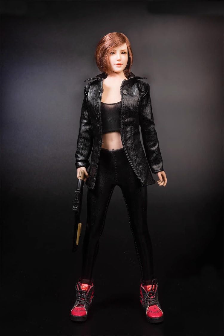 

Одежда Сексуальная Одежда Женская Черная Сексуальная Длинная Кожаная Пальто не 1/6 1/6 1/6 Женская (Тело, голова, обувь и т.д.. включены)