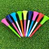 50Pcs 83mm Golf Tees - Assorted Colors Durable Plastic Practice Tees for Golf Training, Driving Range & Course Accessories