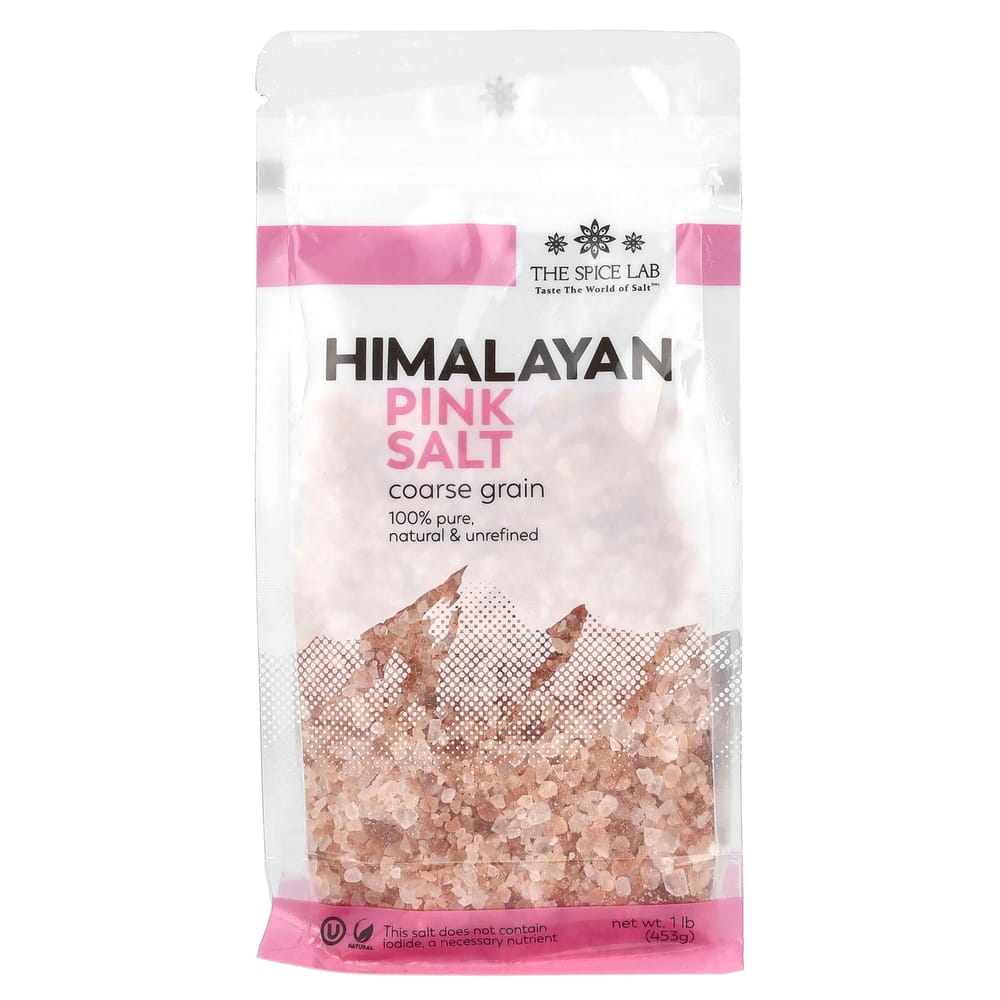 The Spice Lab Himalayan Pink Coarse Salt, 453g (1lb)