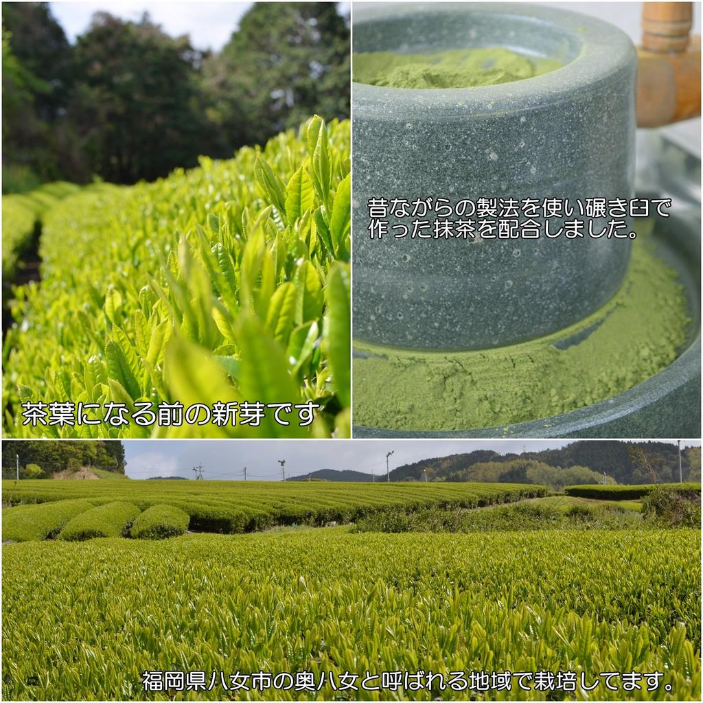 Haruna Kobo Yamecha Grönt Te, Haruna Första Skörd, Naturligt Odlat, med Pulveriserat Te (100 g)