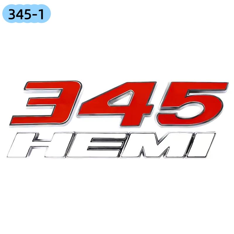 

3D Metal 345 392 HEMI Emblem Decor Stickers For D-odg-e Ram 1500 C-aliber Nitro C-aravan A-venger Dart C-hallenger Accessories 345-1