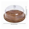 Transparent Cake Stand with Dome Lid | Dustproof, Holder Lid, for