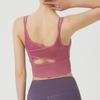 Women's Quick-Dry Shockproof Sports Bra for Cycling, Running, and Yoga with Cross Back Design