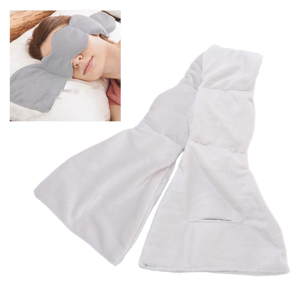 Weighted Eye Cover for Sleeping Light Blocking Soft Cold Compress Weighted Sleep Eye Cover