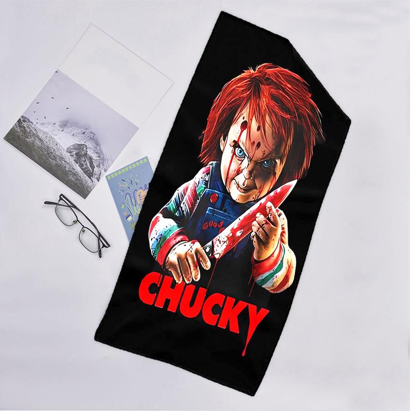 Chucky Fashion Beach Towel: Ideal for Summer Adventures Soft, Absorbent and Quick Drying Suitable for Swimming and Bathing