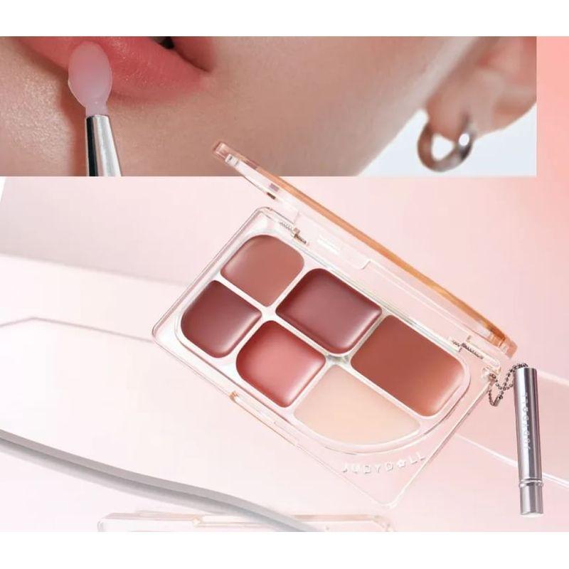 Judydoll - 6-Color Multi-Use Lip Palette - 2 Style