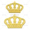 Car Styling 3D Crown Decorative Metal Alloy RearTrunk Fender Adhesive Badge Body Tailgate Displaceme Emblem