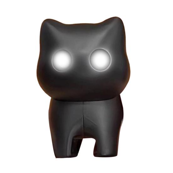 

Брелок Підвіска Кіт Фіidget Міні Ліхтарик Брелок зі Світлодіодним Міні Світлом Портативний Аксесуар для Сумки Іграшка для Зняття Стресу чорний