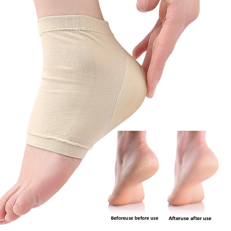 Men's and Women's Anti-crack Heel Socks Gel Anti-crack Socks Anti-foot Crack Socks Gel Breathable Heel Socks