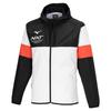 Training Wear Windbreaker Size 32JEB220 N-XT Jacket, Water-Repellent Jersey, Unisex, Adult, Black/White, Small,