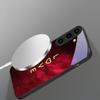 Brilliant Flame Rose Suitable For Samsung Galaxy S26 Ultra S20 FE S21 S22+ S23 Plus S24 S25 Edge magnetism Glass Phone Casee