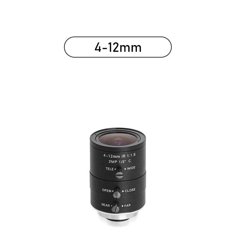 

8 МП HD Умный Телефото Промышленный Объектив, C-Mount, 4-12 мм/12-120 мм, 1/2 Зум, Ручная Диафрагма