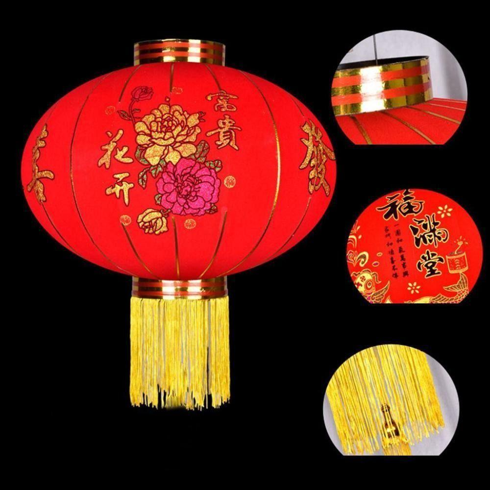 with Tassel Year of the Horse Lantern Red Chinese New Year Lantern  for Spring Festival Decoration