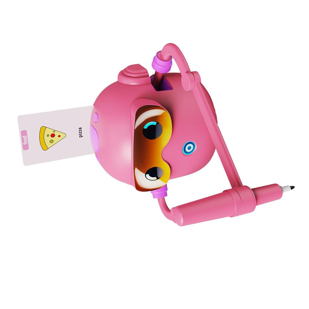 Drawing Robot Early Educational Automatic Painting Learning Toy with 100 Cards and Color Pens for Kids