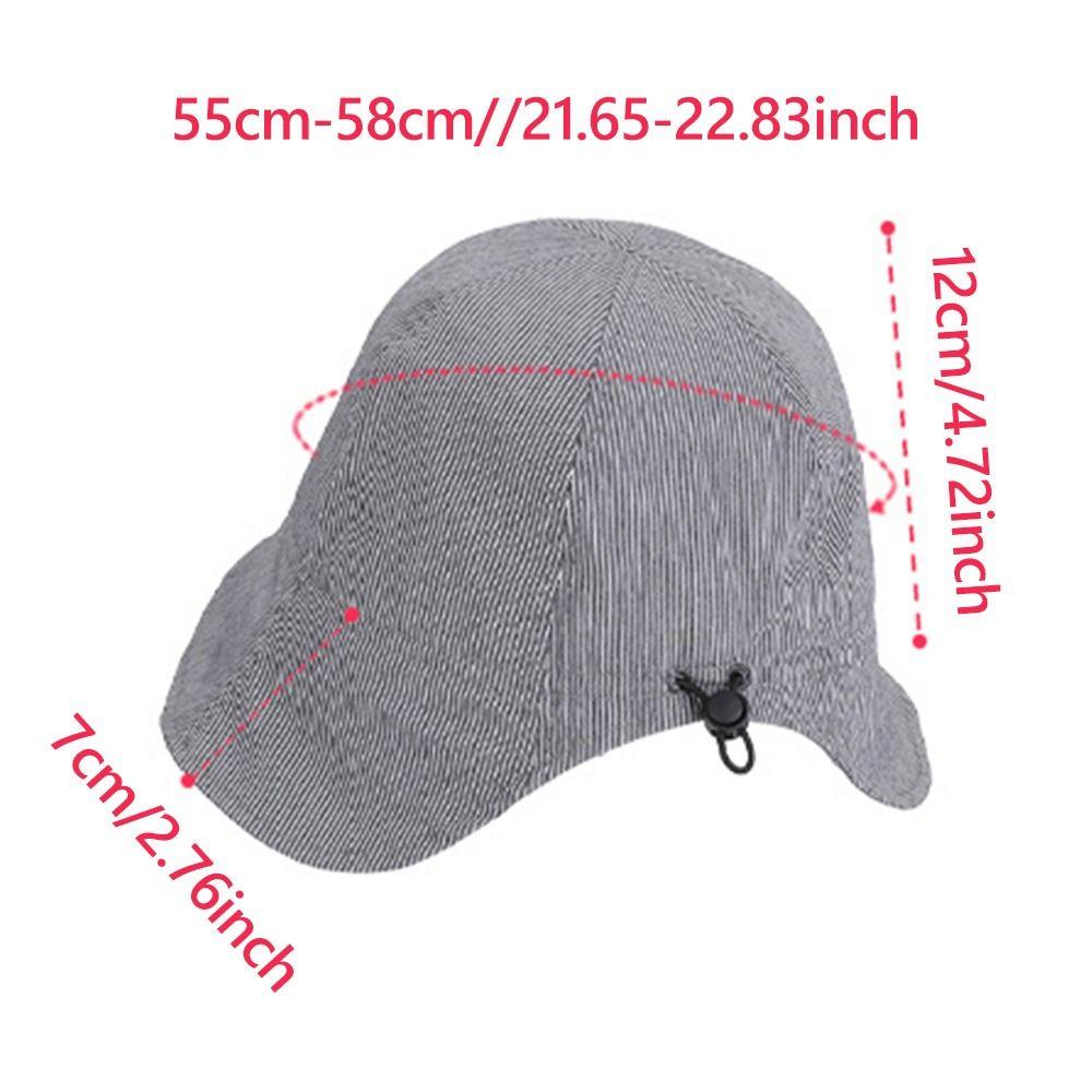 Fashion Breathable Fisherman Hat Big Eave Foldable Sunscreen Cap Adjustable Bucket Hat Women