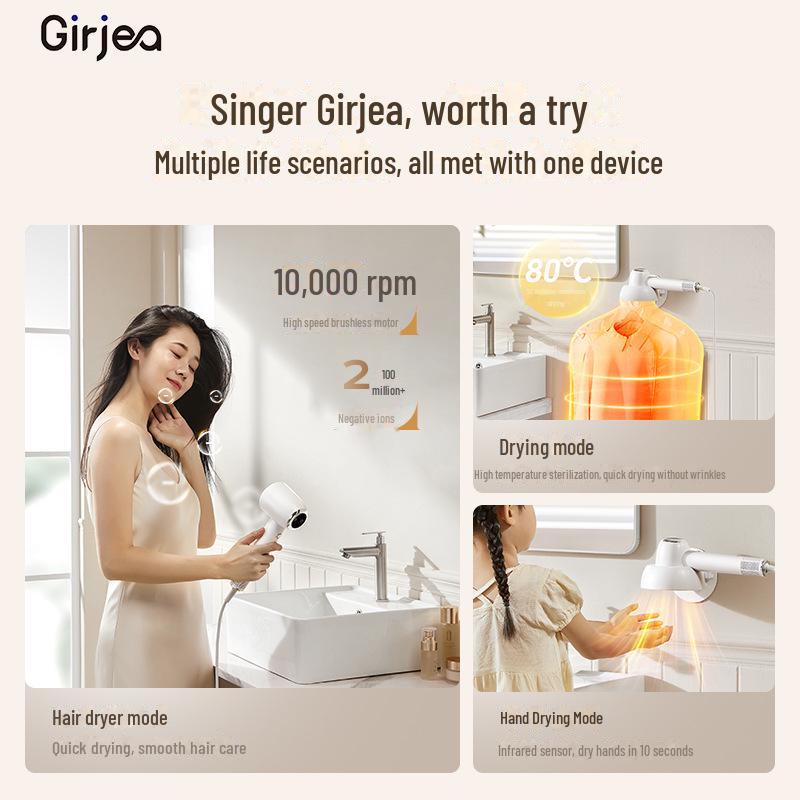 High-Speed Multi-Function Hair Dryer with Negative Ions - Protects Hair, High Power, Minimum Order of One Piece