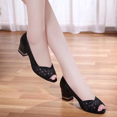 Sandali da Donna Punta Aperta Tacchi Alti Scarpe da Abito Taglia 35-40