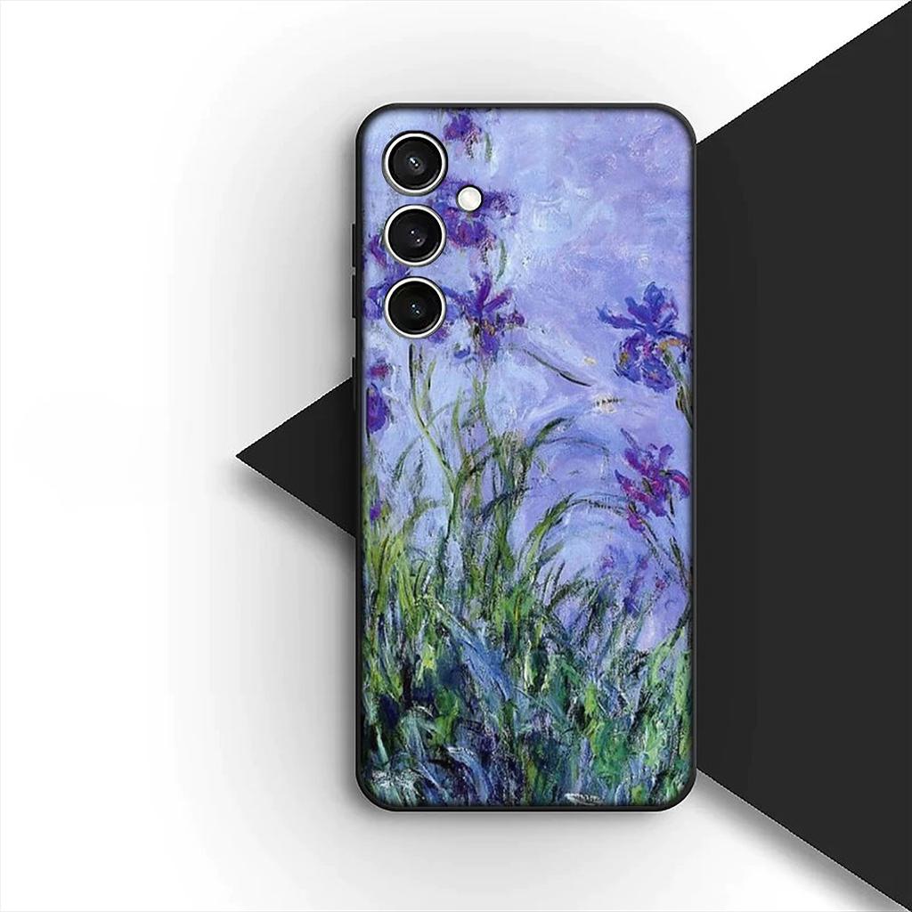 Coque de Protection pour Xiaomi Redmi 15 15C A3 A4 A5 9A 9C NFC Note 9 Pro Coque de Téléphone Claude Monet Nénuphar Chat