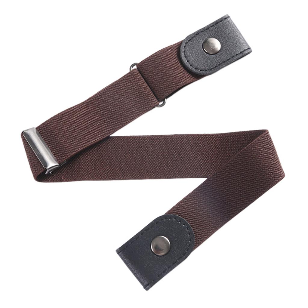 Simple And Fashionable Women'S Belt Elastic Lazy Men'S Belt Woven Invisible And Seamless Unisex Jeans Belt Length Adjustable