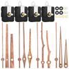 Silent DIY Cross-Border Long Shaft Clock Movement with Walnut Wood Hands - 4 Styles Available