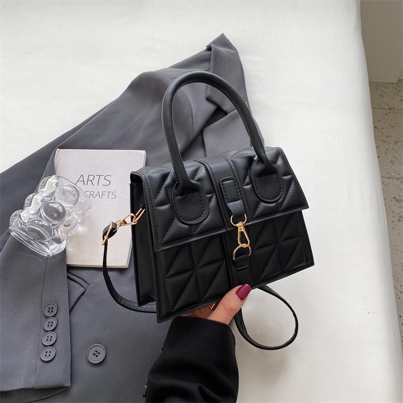 Fashionable Small Handbag For Women In Trendy Colors Chic Pu Material Stylish Design Black