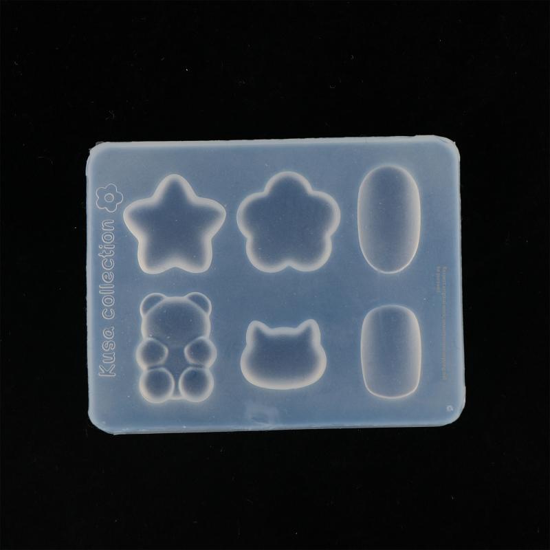 3D Nail Art Silicone Molds Manicure Bean Color Card Molds Nail Art Color Chart Making Nail Carving Mould