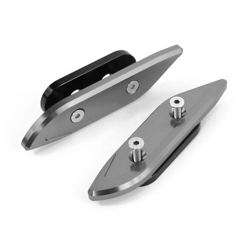 Yamaha TMAX-530 (2012-2018) Aluminum Rearview Mirror Decorative Cover and Base Plug.