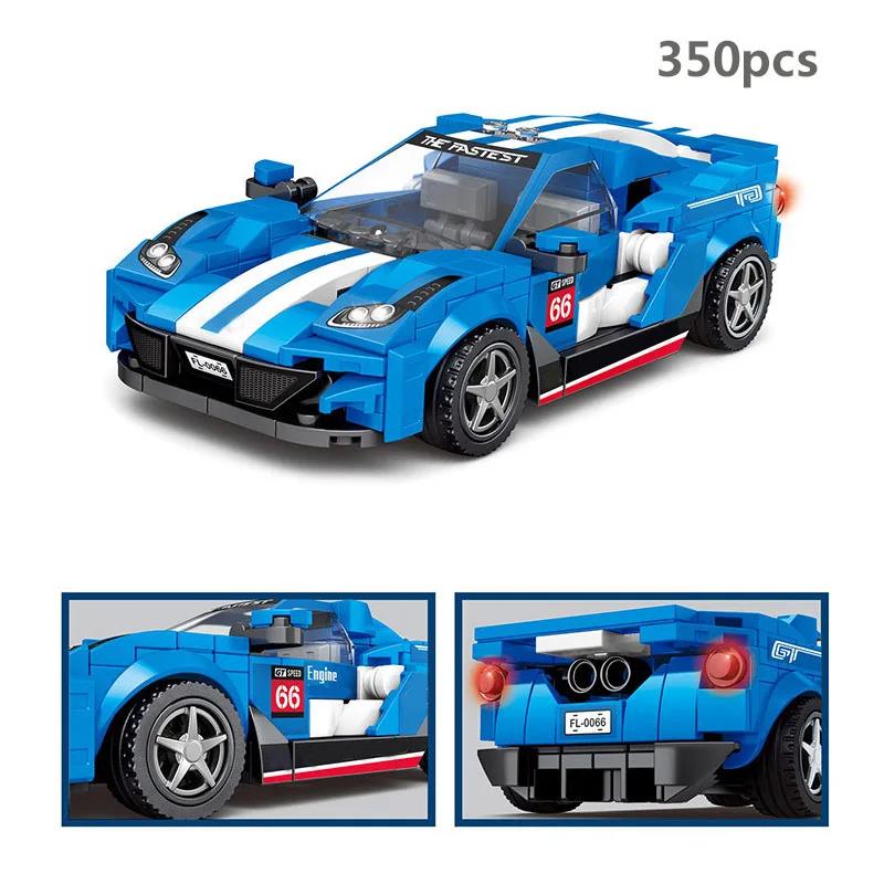 City Speed Champion Sports Car Building Blocks Technique Car Carro Rennau Voiture Vehicle MOC Educational Construction Toys