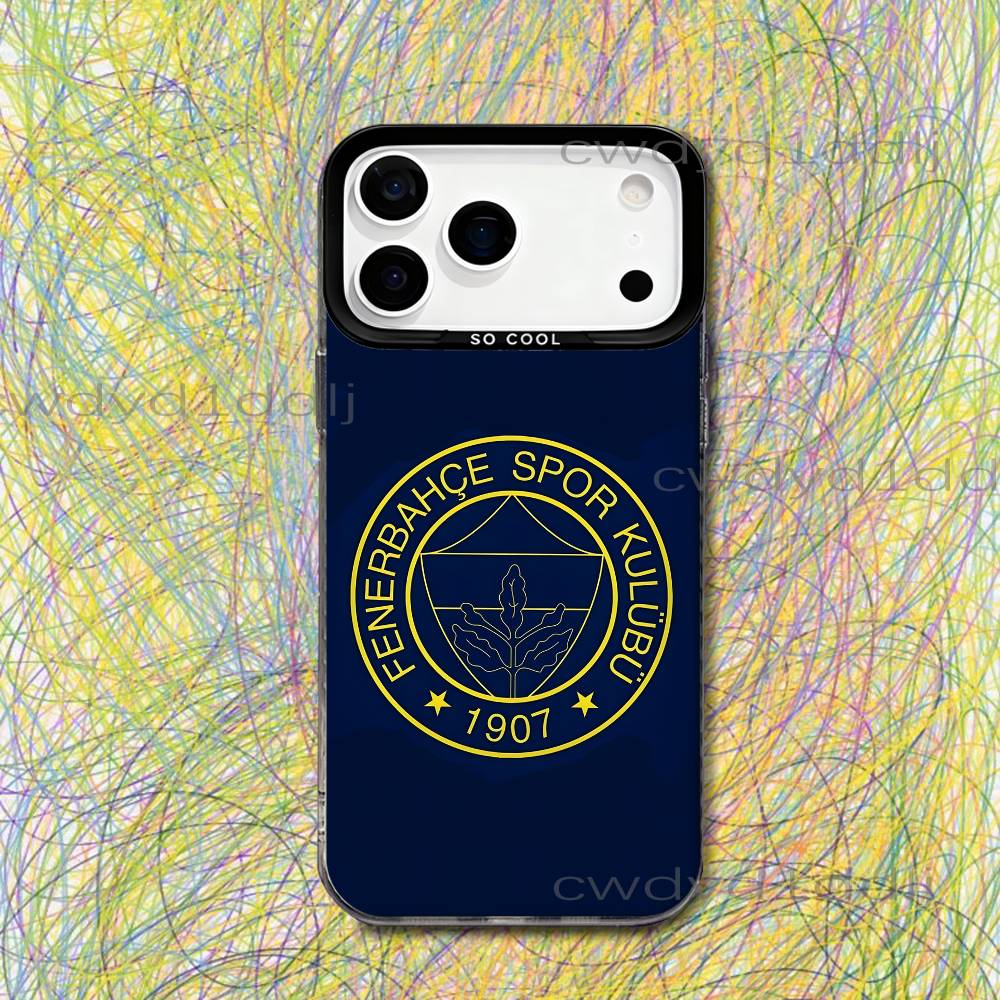 

Turkey F-Fenerbahce-s FC Phone Case For iPhone 17,16,15,14,13,12,11,X,8,7,Pro,Max,Plus,SE4,Air,Mini IMD Gray Hard Matte iPhone13
