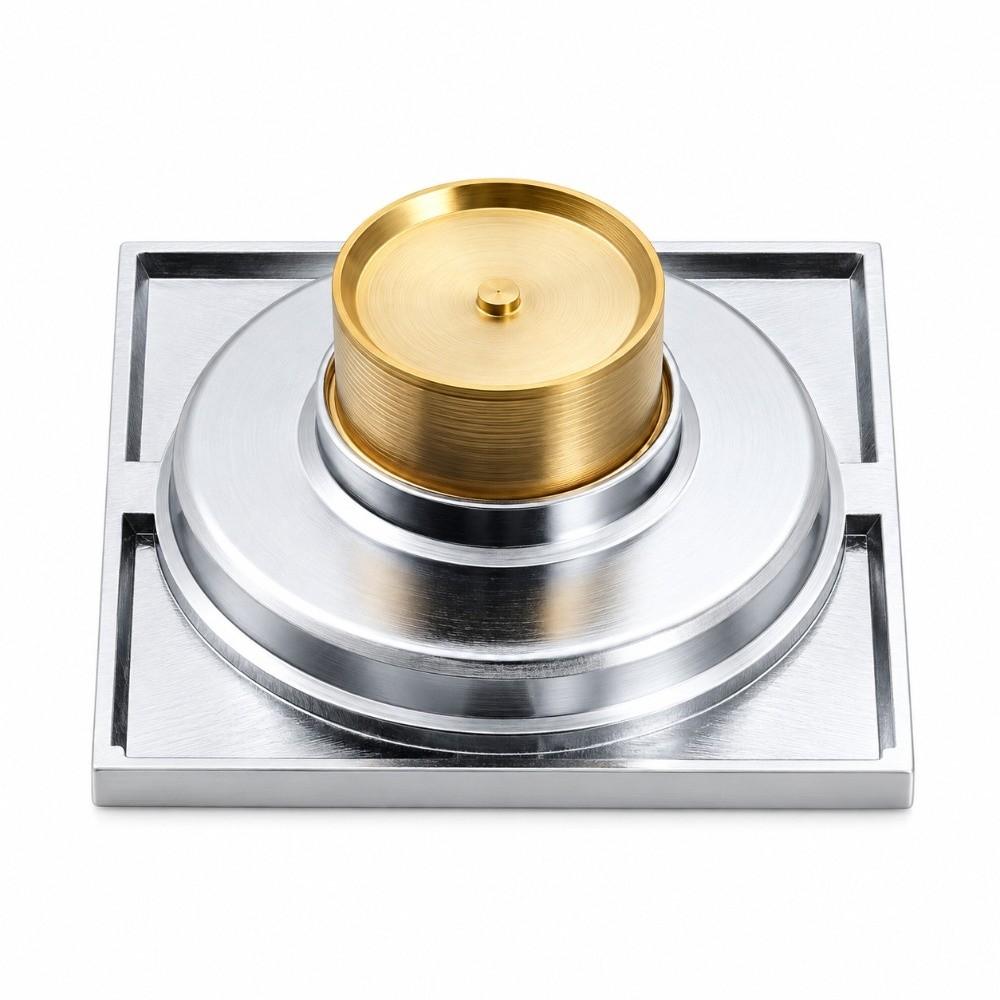 Square Shower Drain 4 Inch Size Sink Strainer Durable Hair Catcher  Shower Area