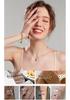 Adjustable Irregular Titanium Steel Gold-Plated Ring Set
