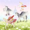 Realistic Mythical Pegasus Unicorn Model: Educational Science Toy & Desktop Ornament for Kids