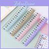 15cm Warm Cartoon Transparent Color Plastic Ruler – Primary School Student Stationery