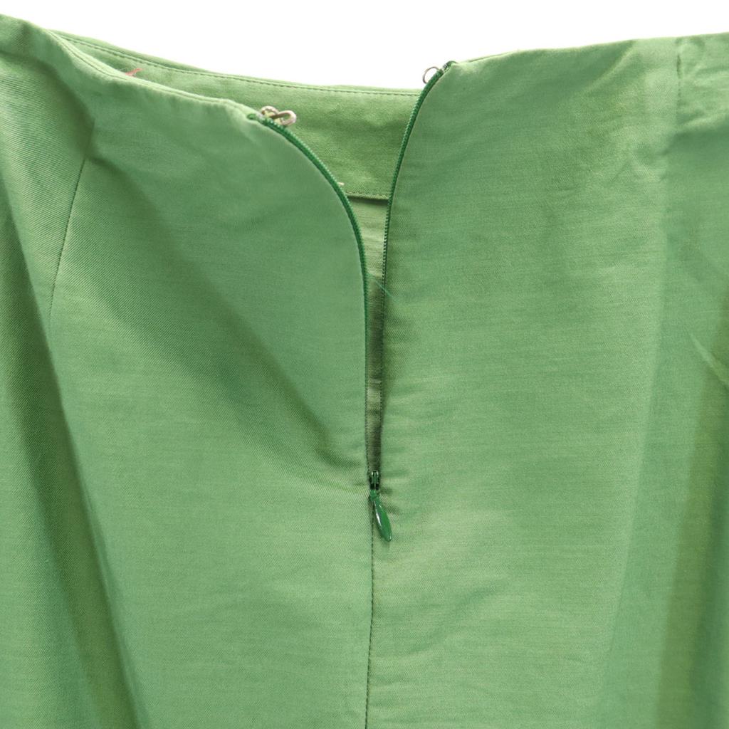 Max Mara Studio Midi Skirt 40 Green Women Used