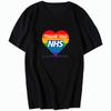 Thank You Rainbow Workers Nhs Fashion Graphic T Shirts Cotton Short Sleeve T Shirt New Shirts And TShirts Mens Print T Shirt