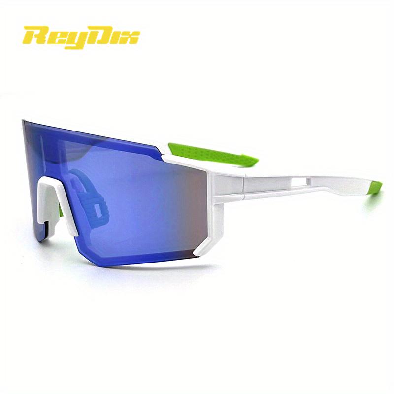 ReyDix Uniseks, sportowe, kolorowe, modne okulary przeciwsłoneczne do jazdy konnej, UV400
