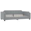 VidaXL Daybed with Mattress Light Grey 90x200 Cm Fabric 3197616