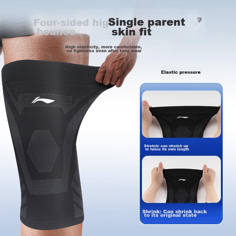 Li-Ning Knee Pads for Sports And Warmth, Suitable for Men And Women, Running, Cold Legs, Meniscus Injury, Joint Pain, Hiking, Basketball, Badminto