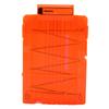 Soft   Clip Plastic Cartridge Magazine Toy   (5   Transparent Orange)