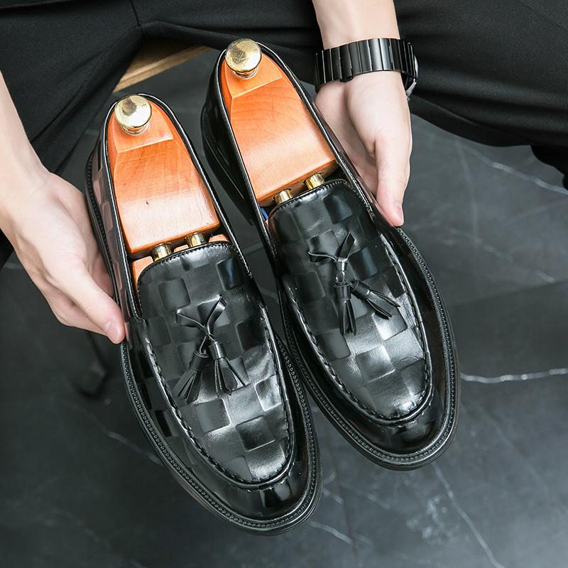 Nové pánské klasické oxfordky business ležérní kožené boty Řidičské mokasíny svatební boty mokasíny italského stylu