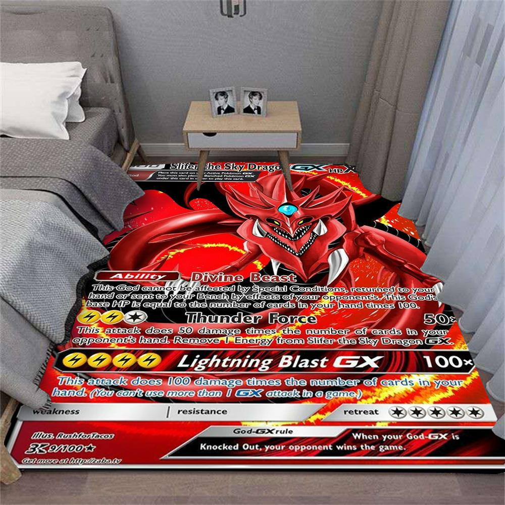  Japanese Game Card Pattern Carpet for Living Room Decor Bedroom Bedside Leisure Area Floor Mats Welcome Rug Gift