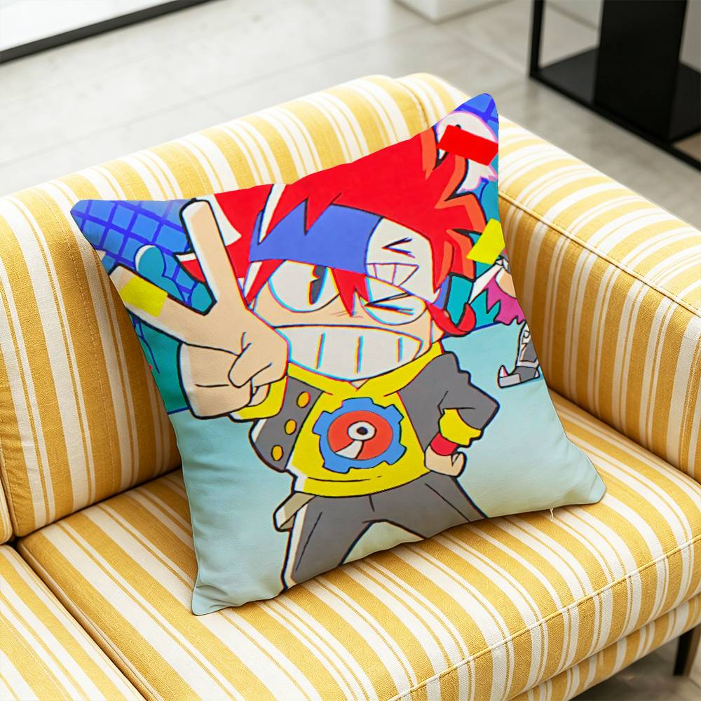 For SK8 The Infinity Reki Langa Snow Throw Pillow Cover Case Custom Decorative Pillowcase Accent Cushion Covers DIY Gift