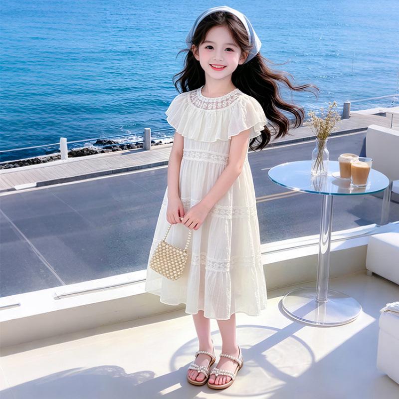 2026 Girls High-End Formal Summer Dress – Stylish Long Dress for Older Girls 170cm