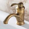 Antique Brass Kitchen Waterfall Basin Sink Mixer Tap Traditional Ceramic Single Handle