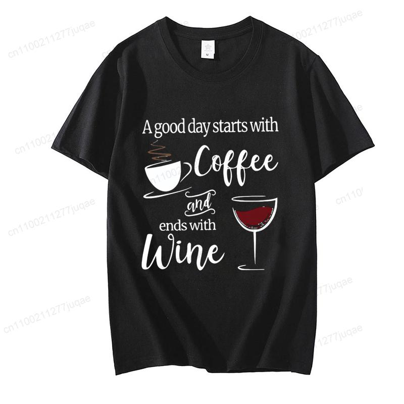 Premium TshirtChristmas Wine Glass Drink Drank Drunk Print TShirts For Women Summer Funny Round Neck Short Sleeve Casual Top