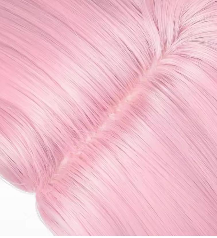 Anime Fluttershy Wigs Long Wavy Pink Cosplay Wigs for Women Girls Party Hair Halloween Heat Resistant Synthetic Hair