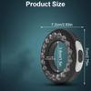 USB Rechargeable Silicone Cock Ring Vibrator Locks Penis Stimulating Toy For Men Masturbating