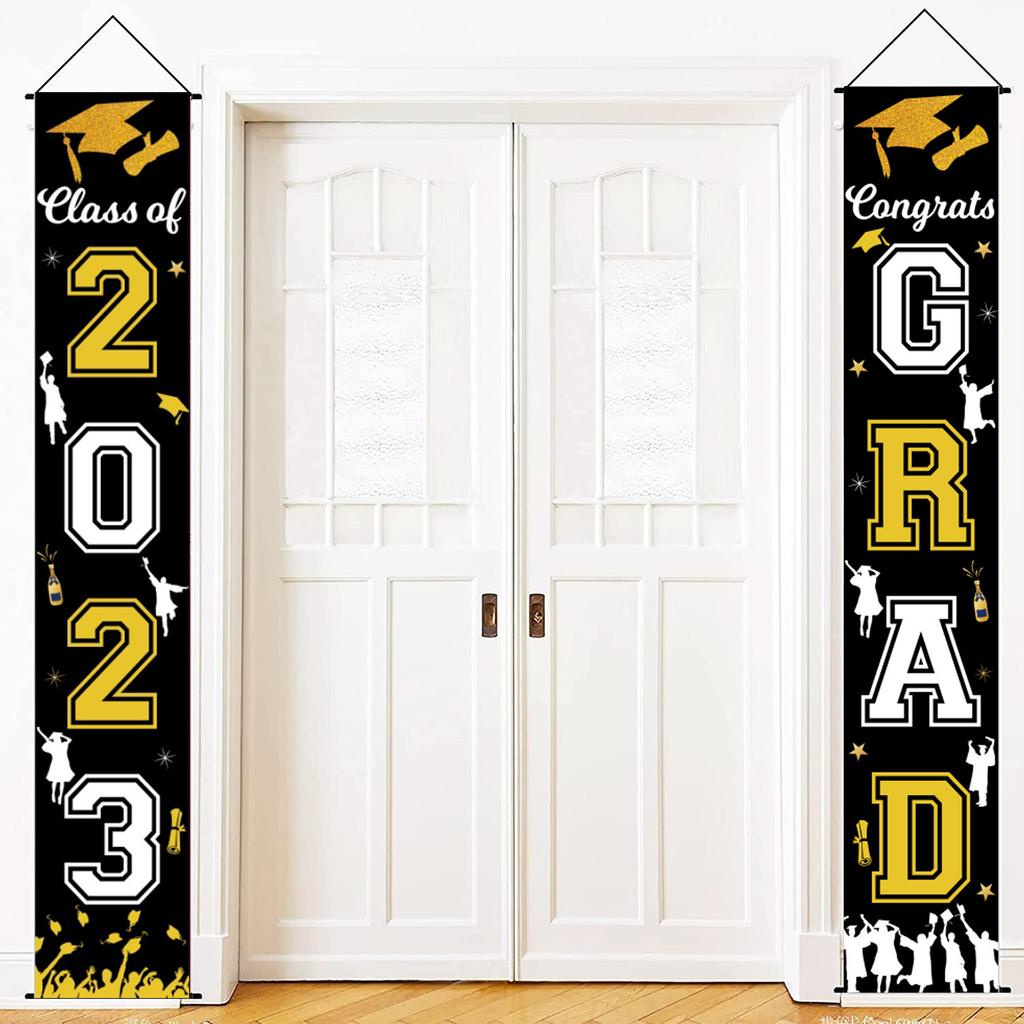 Grad Congrats Graduation Gateway Graduation Party Courtyard Arrangement Door Curtain Poster Customization